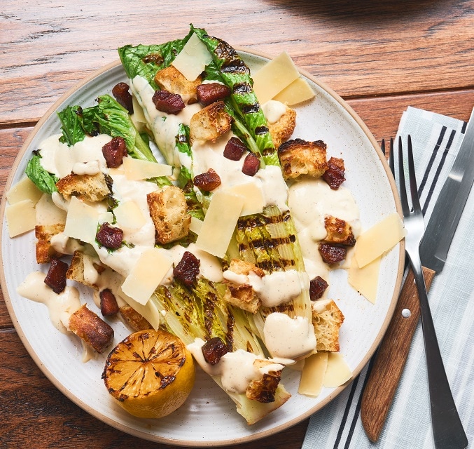 Grilled Caesar Salad